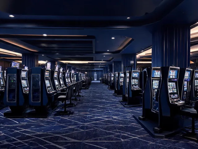 Regulated casino floor